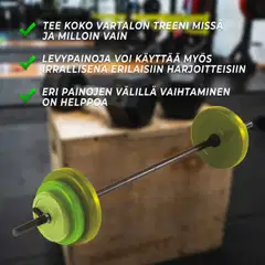 Eco Body pump setti 20kg - 3