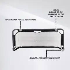 ProSport jalkapallomaali Premium 150x60x60 cm - 6