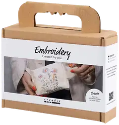 Creativ Company askartelusetti mini kirjailu meikkipussi - 3