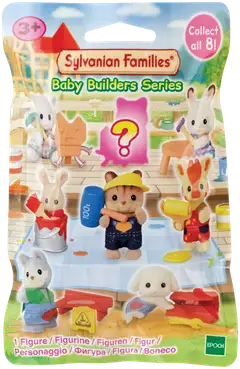 Sylvanian Families yllätyspakkaus Rakentajat -sarja - 1