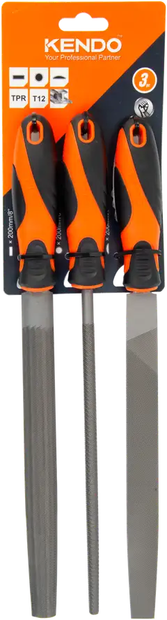 Kendo 3-osainen teräsviilasetti - 1