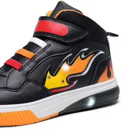 Dinsko lasten vilkkulenkkarit Jona M 344329 - black multicolored - 5