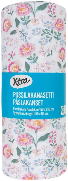 Xtra pussilakanasetti Flower garden 150x210 cm - 2