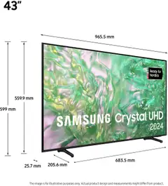 Samsung 43" 4K UHD Smart TV TU43DU8005 - 5