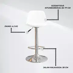 Lykke baarijakkara comfort, valkoinen - 2