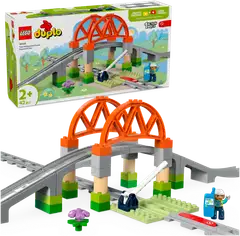 LEGO® DUPLO Town 10426 Silta ja raiteet ‑laajennussarja - 1