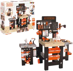 Smoby - Black + Decker Mega Center -työkalupenkki - 1