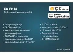 Epson Full HD -lamppuprojektori EB-FH18 - 10