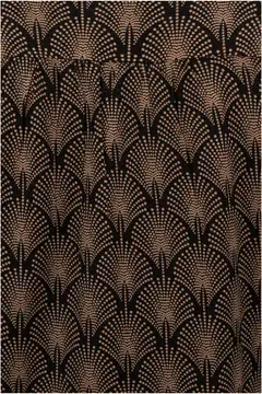 House naisten kuosillinen trikoopusero 213HP30607, D-mitoitus - Black&brown AOP - 3