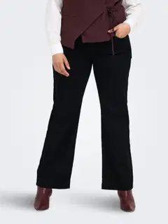 Only Carmakoma naisten farkut Caranna - Black Denim - 5