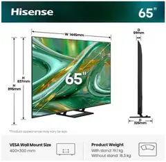 Hisense 65" 4K MiniLED Smart TV 65E8S - 2