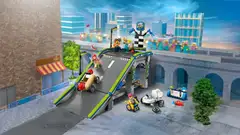 LEGO® City Great Vehicles 60460 Ei rajoja: Kilpa-autojen ramppirata - 9