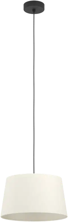 EGLO riippuvalaisin Febres E27 musta/valkoinen - 1