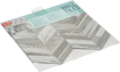 D-C-Fix 270-4004 Premium itseliimautuva seinälaatta. Laatan koko 29,6 cm x 25,3cm. Kalanruotokuvioinen laatta. - 1