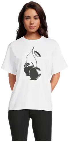 WKLY. naisten T-paita 213W030121 - CHERRY - 1