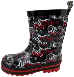 Ciraf lasten kumisaappaat Fast Speed Red RB - BLACK/RED - 3