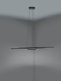 EGLO Riippuvalaisin Zillerio-z led 2x8W ja 3x2,7W 116cm musta/valkoinen - 5