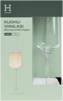 House kuohuviinilasi Linea 25 cl 4-pack - 3