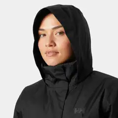 Helly Hansen naisten kevytvanutakki Vancouver Ins Raincoat - BLACK - 5