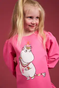 Martinex Muumi lasten mekko Niiskuneiti 588804 - Vaaleanpunainen - 4