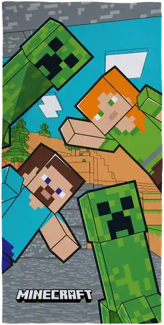 Minecraft lasten Kylpypyyhe 70x140 cm - 1