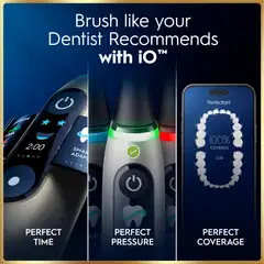 Oral-B iO9 -Sähköhammasharja Lunar Gold, 2 vaihtoharjaa, lataava matkakotelo - 13