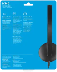 Logitech USB-kuulokemikrofoni H340 - 6
