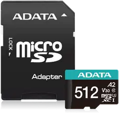 ADATA Premier Pro microSDXC -muistikortti, 512 GB - 1