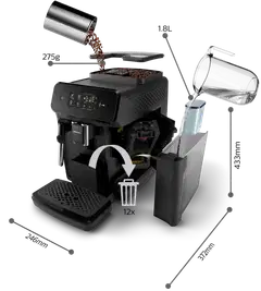 Philips espressokone EP1220/20 - 5