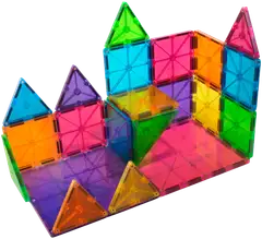 MAGNA-TILES® Clear Colours 32 osaa -magneettirakennussarja - 6