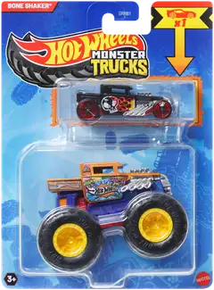 Hot Wheels monsteriauto + pikkuauto - 9