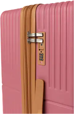 Cavalet matkalaukku Dalby L koko pinkki - 5