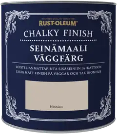 Rust-Oleum Chalky Finish 2,5l seinämaali vesiohenteinen runsaspigmenttinen harmaa - 1