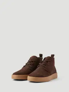 Björn Borg miesten mokkanahkaiset vapaa-ajan kengät Desert Chukka Brown - Dark brown - 2