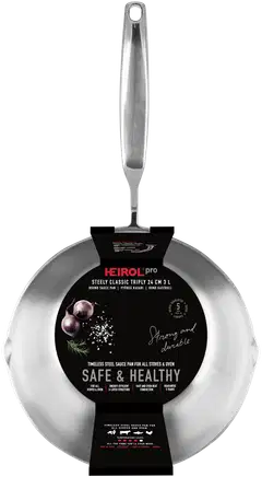 Heirol Kasari 24 cm 3 L Steely Classic Triply - 3