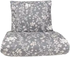 Xtra pussilakanasetti Tapovan 51493 150 x 210 + 55 x 65 cm harmaa - 1