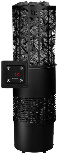 Mondex sähkökiuas Kaira E2W 6,6 kW musta, sisältää WiFi - 1