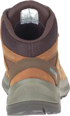 Merrell Eri Mid Leather Waterproof naisten ulkoilu- ja vaellusjalkine - Toffee - 4