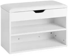 SoBuy kenkäpenkki valkoinen FSR25-W - 3
