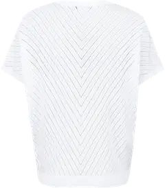 House naisten lyhythihainen neule 213H261402 - Bright white - 2