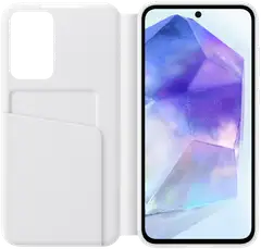 Samsung Galaxy A55 smart view wallet valkoinen suojakotelo - 1