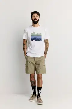 Finlayson miesten T-paita Aalto - WHITE - 3