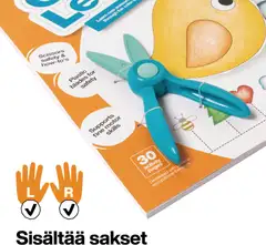 Fiskars Ensisakset & askartelukirja 2+ - 3