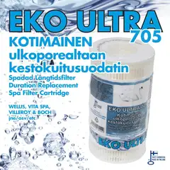 EKO ULTRA 705 ulkoporealtaan kestokuitusuodatin - 4