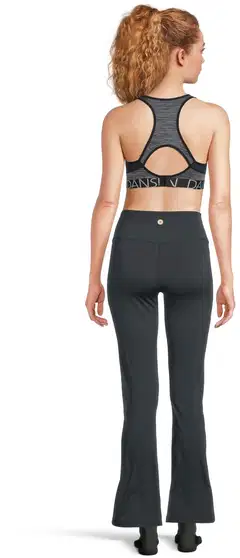 Danskin naisten leveälahkeiset treenitrikoot DPA2615 - black - 3