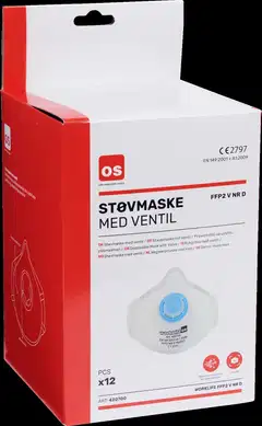 OS Hengityssuojain FFP2 venttiilillä 12 kpl - 2