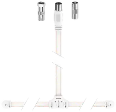 Hama dipoliantenni, FM/DVB-T2 HD/DAB/DAB+, 1.75m - 1