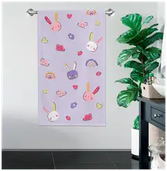 Ciraf lasten kylpypyyhe Bunny 70x140 cm liila - 2