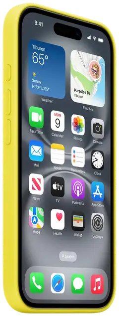 Apple iPhone 16 silikoni suojakuori  - Star Fruit - 2
