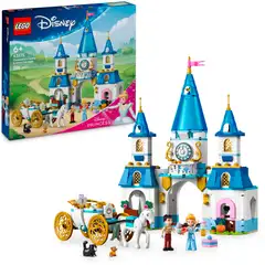 LEGO® Disney Princess 43275 Tuhkimon linna ja hevosvaunut - 1